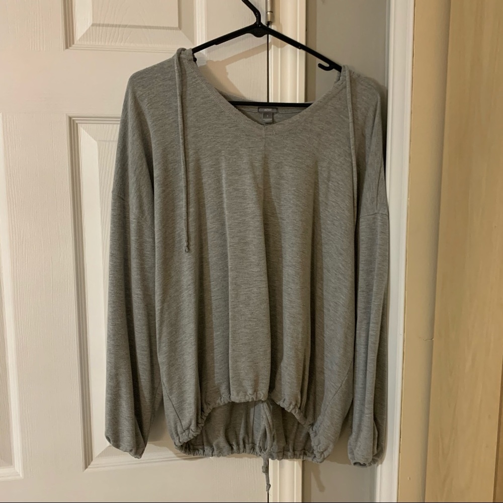 Aerie Grey Hooded Sweatshirt